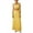 Yellow, variant on Musuos Women's Summer 2Pcs Skirt Set Lace Trim Sleeveless Square Neck Tank Tops with Long Skirt Set Vaction Clothes