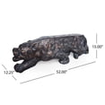 thumbnail image 3 of Noble House Glory Outdoor Leopard Shaped Concrete Bench Antique Copper, 3 of 7