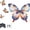 Night colored lighting-B, variant on Remote Controlled Flying Butterfly Drone, Controllable Biomimetic Flying Device With Led Light Flashlight, Simulated Aircraft Shape, Suitable For Indoor And Outdoor Lighting, Brand New Gift