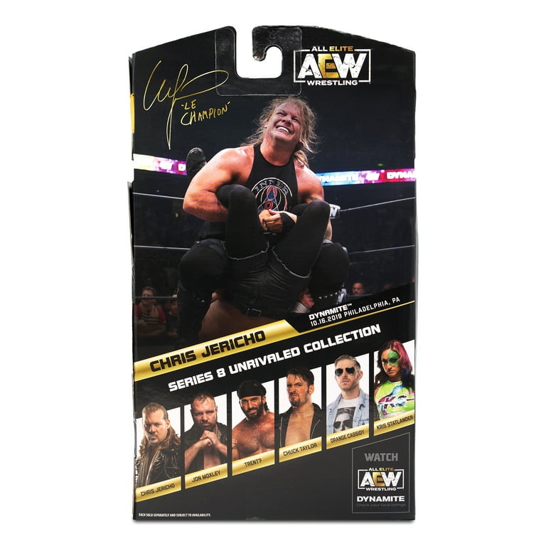 【日本未発売】AEW Chris Jericho フィギュア　未開封 AEW Chris Jericho Unrivaled 8 Jazwares Toy Wrestling Action Figure