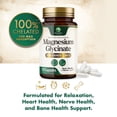 thumbnail image 5 of Magnesium Glycinate 2000mg Per Serving - Chelated Magnesium Supplement for High Absorption Supplement - Muscle, Bone & Heart Health Support - Easy on Stomach Non-GMO Vegan, USA Bottled - 120 Capsules, 5 of 9