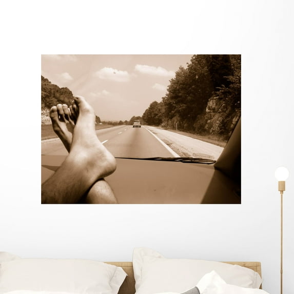 Road Trip Wall Mural by Wallmonkeys Peel and Stick Graphic (36 in W x 27 in H) WM179019