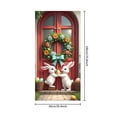 thumbnail image 3 of YWIYIUD 1PC Happy Easter Door Cover Easter Decorations, 71x35 Inch Easter Rabbit Eggs Door Banner Welcome Easter Banner Spring Theme Rabbit Door for Front Door Wall Indoor Outdoor Home Decor, 3 of 7
