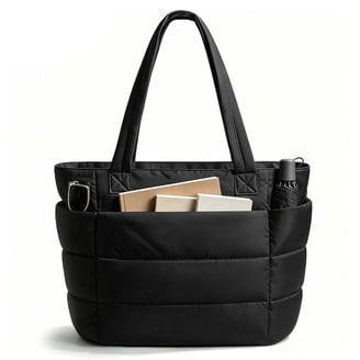 Gocvo Canvas Tote Bag for Women, Large Multi-Pocket Handbags for Woman,  Crossbody Canvas Bag, Beige - Walmart.com