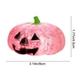 thumbnail image 3 of Voglyf Halloween Pumpkins Stress Balls Fidget Toys, Small Pastel Glitter Pumpkin Decor for Halloween Tabletop Mantle Tiered Tray Farmhouse Indoor Party Centerpiece Holiday Decoration Gift,Red, 3 of 8