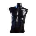 thumbnail image 3 of Busto de exhibición de torso de maniquí para tiendas comerciales de ropa de tiendas minoristas Negro, 3 of 8