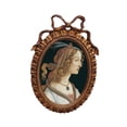 thumbnail image 3 of Lipstore Picture Frame Vintage Design Ornate,Sturdy,Tabletop Display or Wall Hanging Oval Retro, 3 of 7