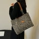 thumbnail image 4 of Bolso Hombro Con Leopardo Cadena Textu Versátil para Mujer (marrón) Rojo, 4 of 9