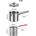 thumbnail image 2 of Friteuse Profonde, Petite Friteuse, Paniers Polyvalents en Acier Inoxydable, Poêle Résistante à l'Usure, Friteuse, Casserole pour la Maison, 2 of 6