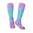 thumbnail image 4 of Balery Multicolor Glitter Fun Novelty Socks Men'S Women'S Crew Socks Funny Crazy Novelty Socks Quirky And Cool Socks, 4 of 9