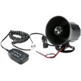 thumbnail image 2 of Car Motorcycle Megaphone, 6 Tone Loud Speaker, Traditional Hooter Ringing Fire Alarm Wailing Ambulance Blaring(black), 2 of 5