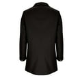 thumbnail image 3 of Kakii Men's ouble Breasted Wool Blend Coat, Mid-Length Utility Trench with Notch Lapel & Flap Pockets, Classic Fall & Winter Overcoat, 3 of 4