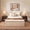 Beige, variant on Ovios Twin Mattress and Bed Frame Set, All in One Upholstered Cloud Bed in a Box with Headboard, No Assembly Required, Beige