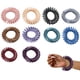 thumbnail image 1 of Laklulu 10 piezas espiral multicolor banda para el cabello no arrugada, banda elástica para el cabello, línea telefónica banda para el cabello impermeable, 1 of 6