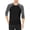 Black_Charcoal, variant on Men's Baseball Raglan 3/4 Sleeve Plain Jersey Team Uniform Athletic T-Shirts