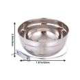 thumbnail image 3 of Djunllk Dog Bowls - Stainless Steel Bowls Cage Hanging Fixed, Dishwasher Safe, Lightweight Dog Food Bowl for Feeding Small Medium Large Dogs Cats Puppies, Natural, 3 of 4