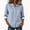 Blue, variant on Striped Button Down Shirt Women Long Sleeve Business Casual Blouse Wrinkle Resistant Work Tops