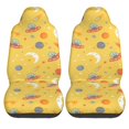 thumbnail image 1 of LAKIMCT Retro Space Pattern Car Seat Covers Vehicle Front Seat Covers Universal Fit Seat Protector, 1 of 9