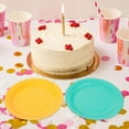 thumbnail image 2 of BESTOYARD 100Pcs Color Paper Plates Disposable Food Safe for Birthday and Wedding, 2 of 5