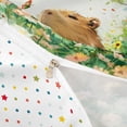 thumbnail image 4 of Erosebridal Kawaii Capybara Twin Bedding For Boys Girls,Kids Chic Floral Flowers Duvet Cover Set,2pcs,No Comforter,Luxury Bedroom Decor, 4 of 6