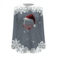thumbnail image 4 of BOOMNY Christmas Women's Sweaters Long Sleeve Sweaters for Women Xmas Embroidery Crewneck Knit Pullover Trendy Tops 2025 Fall Winter Knitwear, 4 of 4