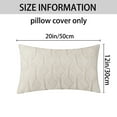 thumbnail image 5 of NOMADIC NOOK Set of 4 Short Plush Sofa Throw Pillow Covers Home Decor Apricot 12" x 20"/18" x 18", 5 of 6