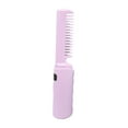 thumbnail image 3 of Alisador de pelo inalámbrico, herramienta de estilismo, calentamiento rápido, antiescaldaduras, cepillo de pelo de cerámica portátil ligero, tamaño de Violeta, 3 of 7