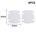thumbnail image 3 of 4pcs Car Door Handle Protective Film Transparent Door Handle Sticker Invisible Film Scratch Decal Self Adhesive Sticker, 3 of 5