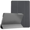 thumbnail image 1 of Smart Case for iPad Air 1st Edition, Ultra Slim Lightweight Stand Protective Case Shell with Translucent Frosted Back Cover for Apple iPad Air 2013 Model (A1474 A1475 A1476) -Grey, 1 of 7