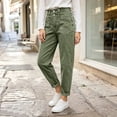 thumbnail image 5 of Womens Stretchy Mid Rise Barrel Pants Vintage Baggy Pants with Pockets for Trendy Y2k Daily Casual Outfits, 5 of 7