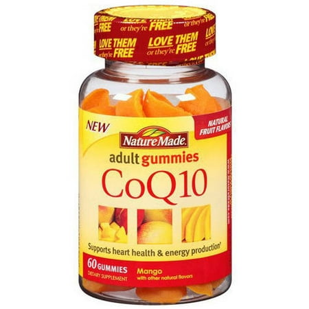 Nature Made CoQ10 Mango Adult gélifiés, 60 CT
