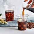 thumbnail image 3 of [100 juegos] Vasos de plástico transparente de 12 oz con tapas planas, vasos desechables para beber, vasos de plástico de 12 oz para café helado, batidos, sorbetes o cualquier bebida fría, 3 of 5