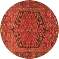 thumbnail image 1 of Ahgly Company Indoor Round Persian Orange Traditional Area Rugs, 4' Round, 1 of 1