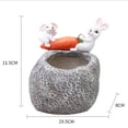 thumbnail image 2 of s Creative Flower Pot Resin Succulent Pnt Pot Ornament Decor, 2 of 3