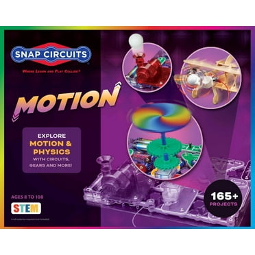 Snap Circuits® Motion SCM165 | Electronics Science Kit | 165 Project STEM Educational Toy | Ages 8 