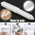 thumbnail image 3 of Porte-papier Hygiénique, 4 Pcs Porte-Rouleau de Papier de Toilette en Plastique, Porte-Rouleau de Papier de Toilette pour Rouleau de Remplacement de Toilette de Salle de Bain, à Ressort, 3 of 7