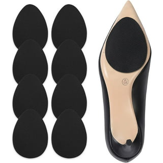 Crystal Clear Self-Stick Pads Sole Protector Shoe Bottoms Slip Resistant  Removable Shoe Sole Cover Protector for Heels,Men's Shoes, Large 6 x 4.5 in