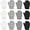 Gray, variant on NOGIS 12 Pairs Toddler Mittens Ages 1-6 Toddler Winter Gloves Kids Warm Knitted Gloves for Boys Girls Kids Supplies(Black)
