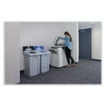thumbnail image 7 of Rubbermaid Commercial 2171557 Slim Jim 33 gal 1-Stream Mixed Resin Recycling Station - Gray, 7 of 7
