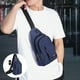 thumbnail image 1 of External USB Charging Chest Bag Men's Waist Bag Shoulder Messenger Bag, 1 of 6