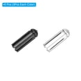thumbnail image 3 of Uxcell Dart Flight Protectors Aluminum Dart Accessories, Silver Tone Black 6 Pack, 3 of 5