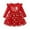 Rouge, variante sur REDARER Vêtements pour Enfants, Robe de Fête de Noël à Manches Longues pour Filles avec Imprimé de Cerf et Empiècements pour les Occasions Festives des Fêtes, Taille : 3-4 Ans