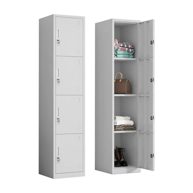 Komfort Locker Metálico De 4 Casilleros 38x42x180cm