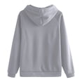thumbnail image 4 of Womens Hoodies For Women Autumn And Winter Fashion Plus Size Sweatshirt Plush Lined Warm & Soft Skin-Friendly Lightweight Loose Fit Breathable Casual Daily & House Wear 2Xl Sweatshirt For Women, 4 of 4