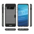 thumbnail image 2 of Reiko brand for Galaxy S10 Slim Armor Hybrid Case With Card Holder In Gray, 2 of 4