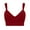 Red, variant on Women's European And American Large Sports Slim Fit Strap Solid Yoga Bra Womens Deep V Bras
