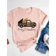 thumbnail image 3 of Camiseta con estampado de dibujos animados para mujer, ropa de manga corta de Navidad, moda de Año Nuevo, camisetas gráficas básicas, 3 of 5