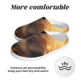 thumbnail image 6 of Kdxio Sunset Dancing Dolphin Women's Men's Slippers Plush Slip-On House Slipper for Winter Indoor Soft Cushion Non-slip Fluffy Slides Slippers-37/38, 6 of 7