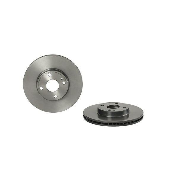 Par de DISCOS VENTILADOS YARIS 2016 al 2019 TOYOTA L4 1.5L Delanteros BREMBO .