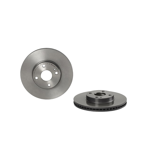 Par de DISCOS VENTILADOS YARIS 2016 al 2019 TOYOTA L4 1.5L Delanteros BREMBO .